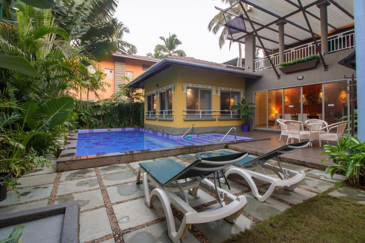 Beach 7 Mins Walk Luxury Villa Diva Calangute Esterno foto