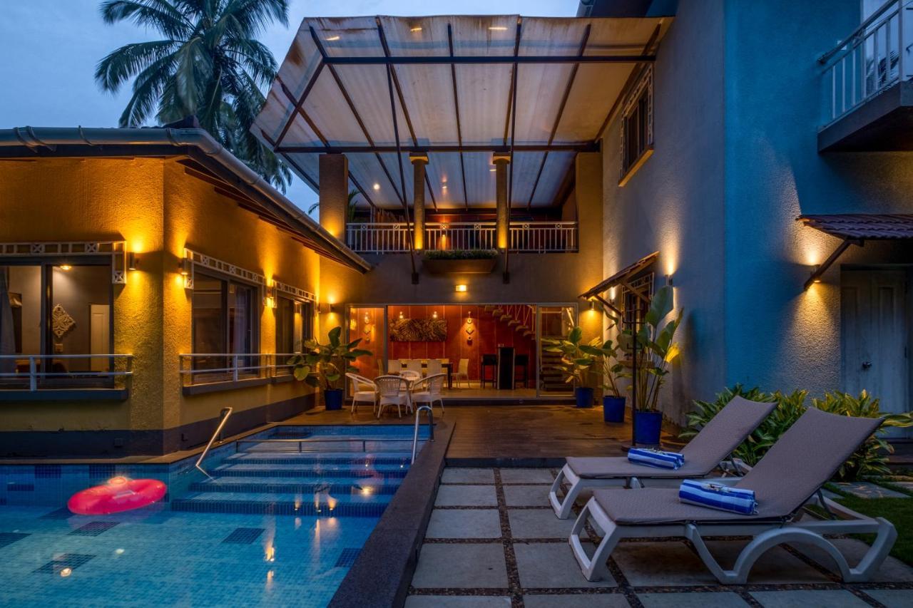 Beach 7 Mins Walk Luxury Villa Diva Calangute Esterno foto