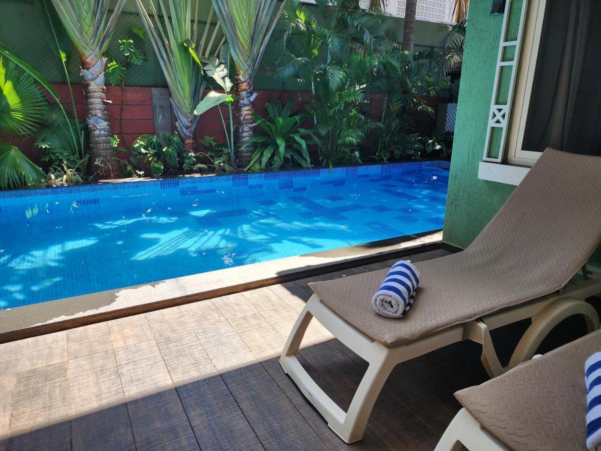 Beach 7 Mins Walk Luxury Villa Diva Calangute Esterno foto